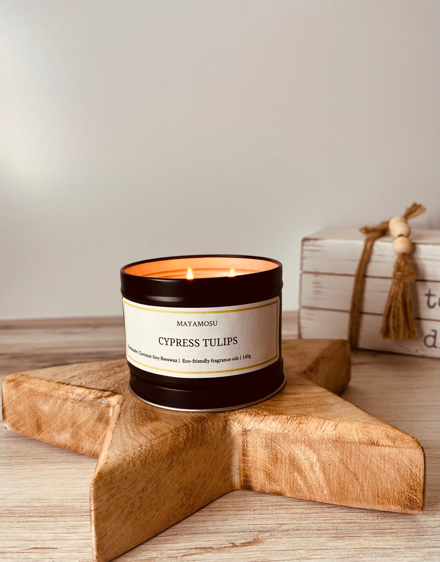 Cypress Tulips Candle